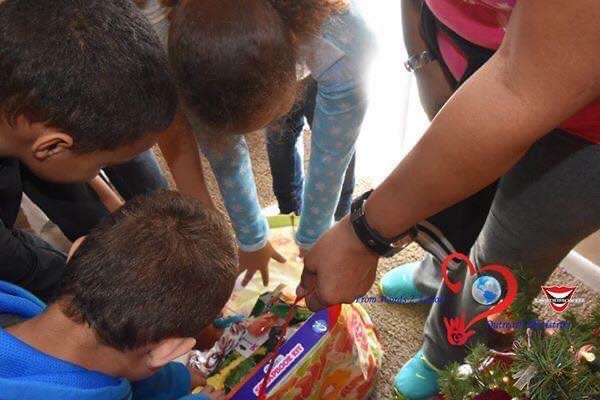 Children Receiving Gifts
