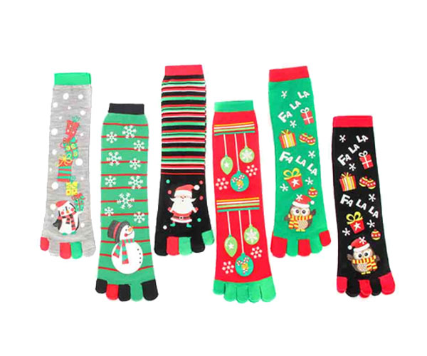 Innovate Christmas Five Toe Socks